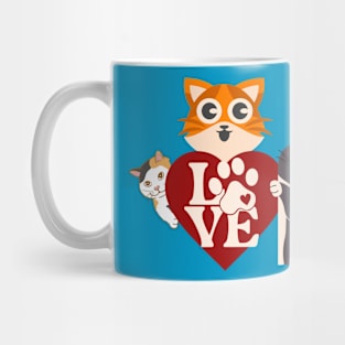 Cat Love Mug